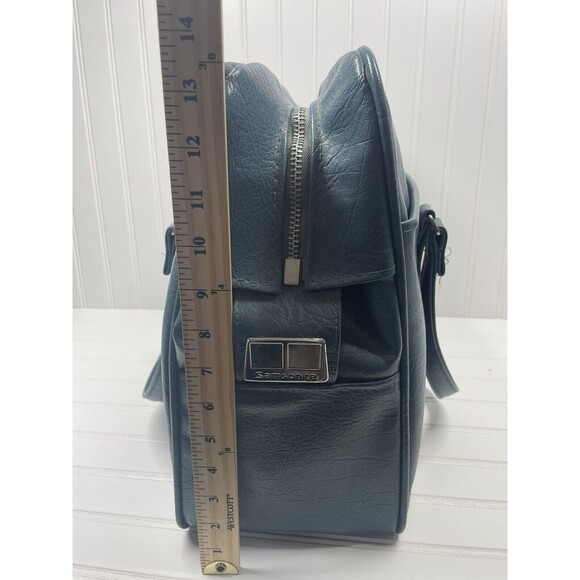 Vtg Samsonite Luggage Weekender Hand Bag Royal Traveler Medalist Blue - Picture 11 of 11